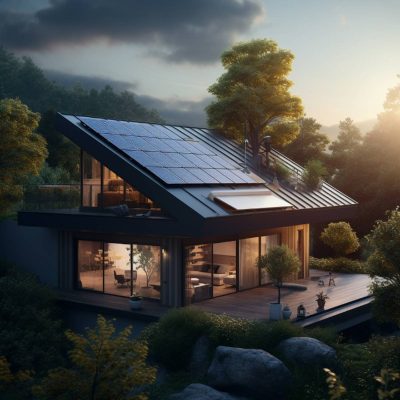 Casa con impianto fotovoltaico su tetto - Marco Passerini Impianti Perugia