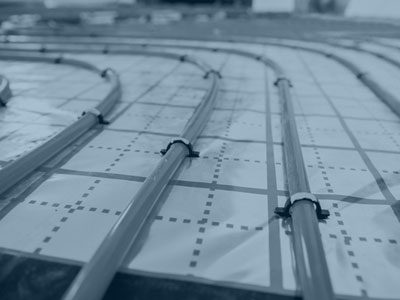 Tubazioni per realizzare impianto di riscaldamento a pavimento